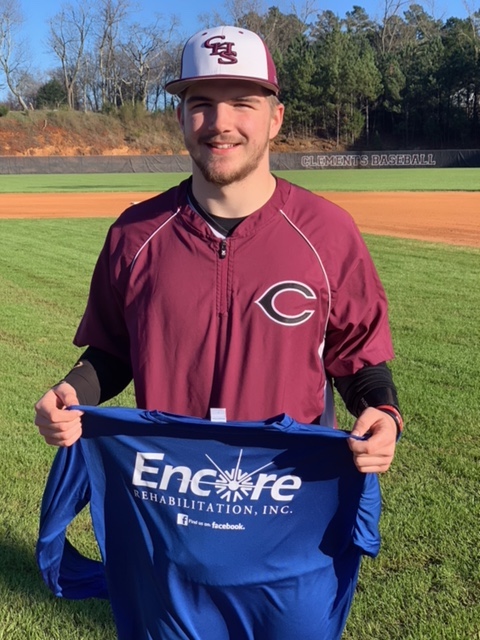 Clements Senior Cole Maddox has been named Athlete of the Month for Encore Rehabilitation-Athens #EncoreRehab